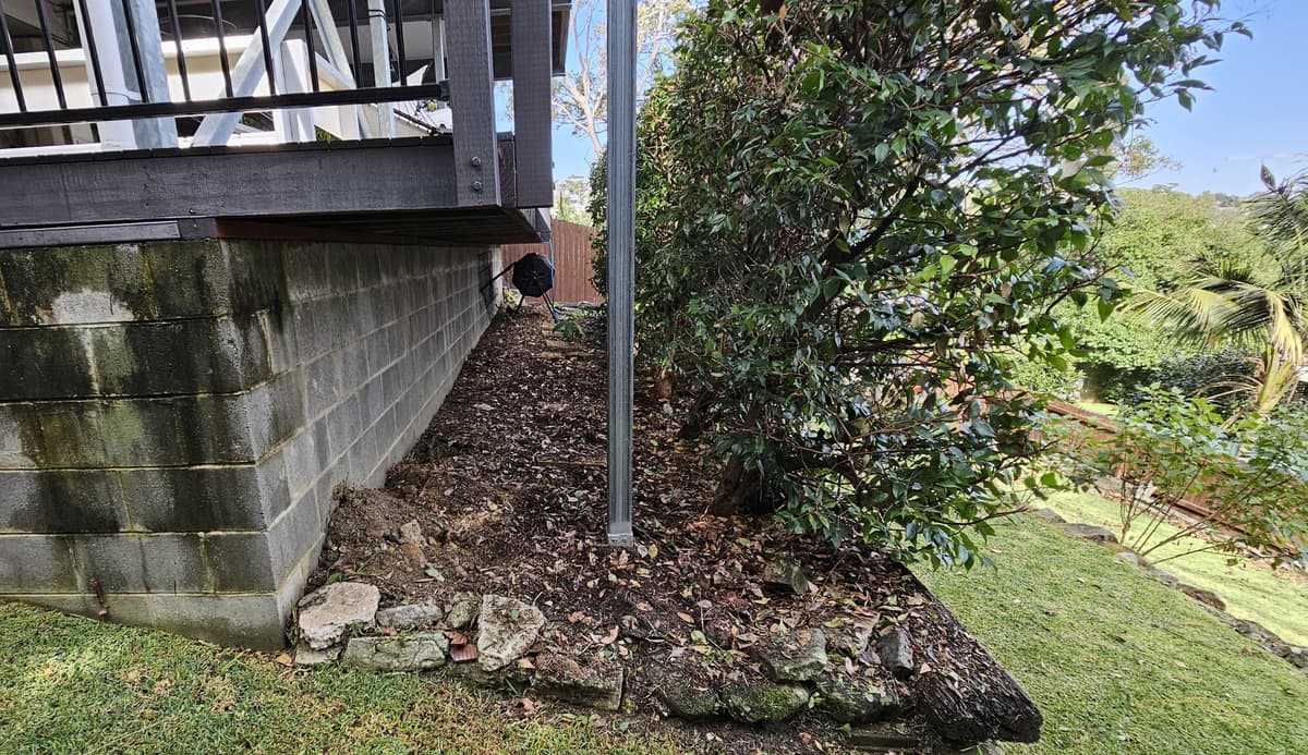 Weeding example 2 in Northern Beaches