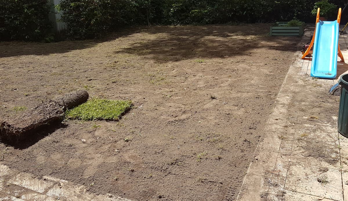 Turfing example 1 in Northern Beaches